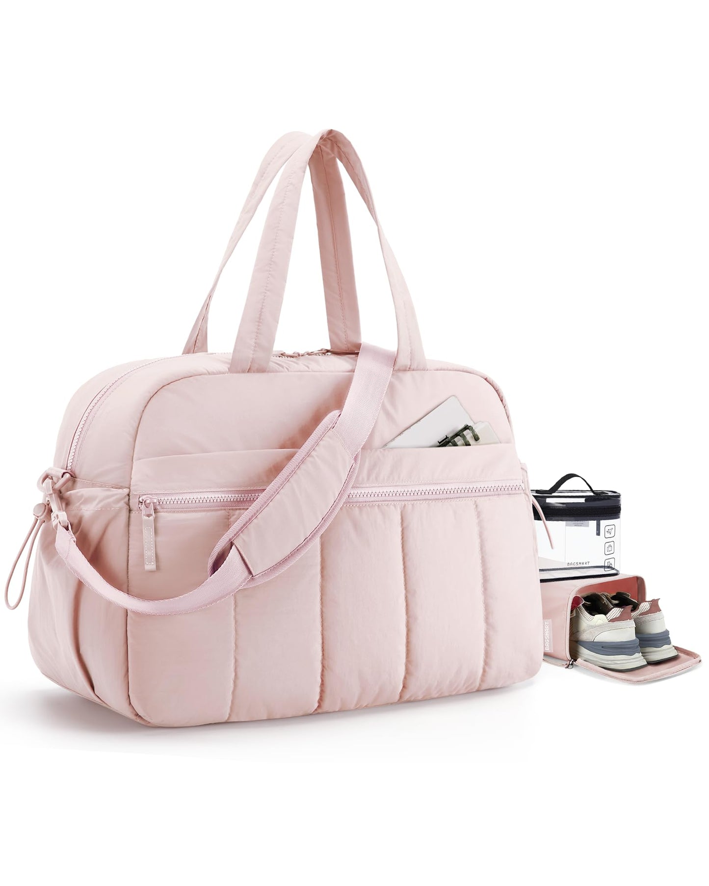 Women's Weekender Duffle Bag for Travel and Carry-On