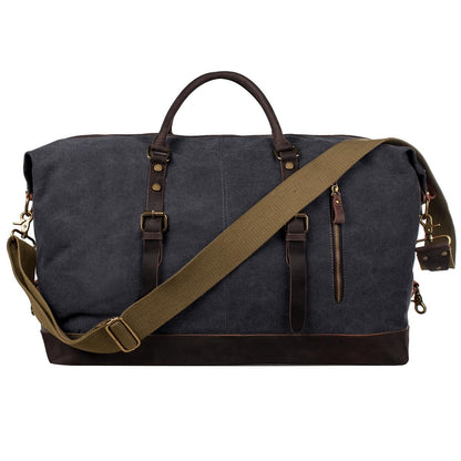 Men's Canvas Weekender Duffle Bag for Travel