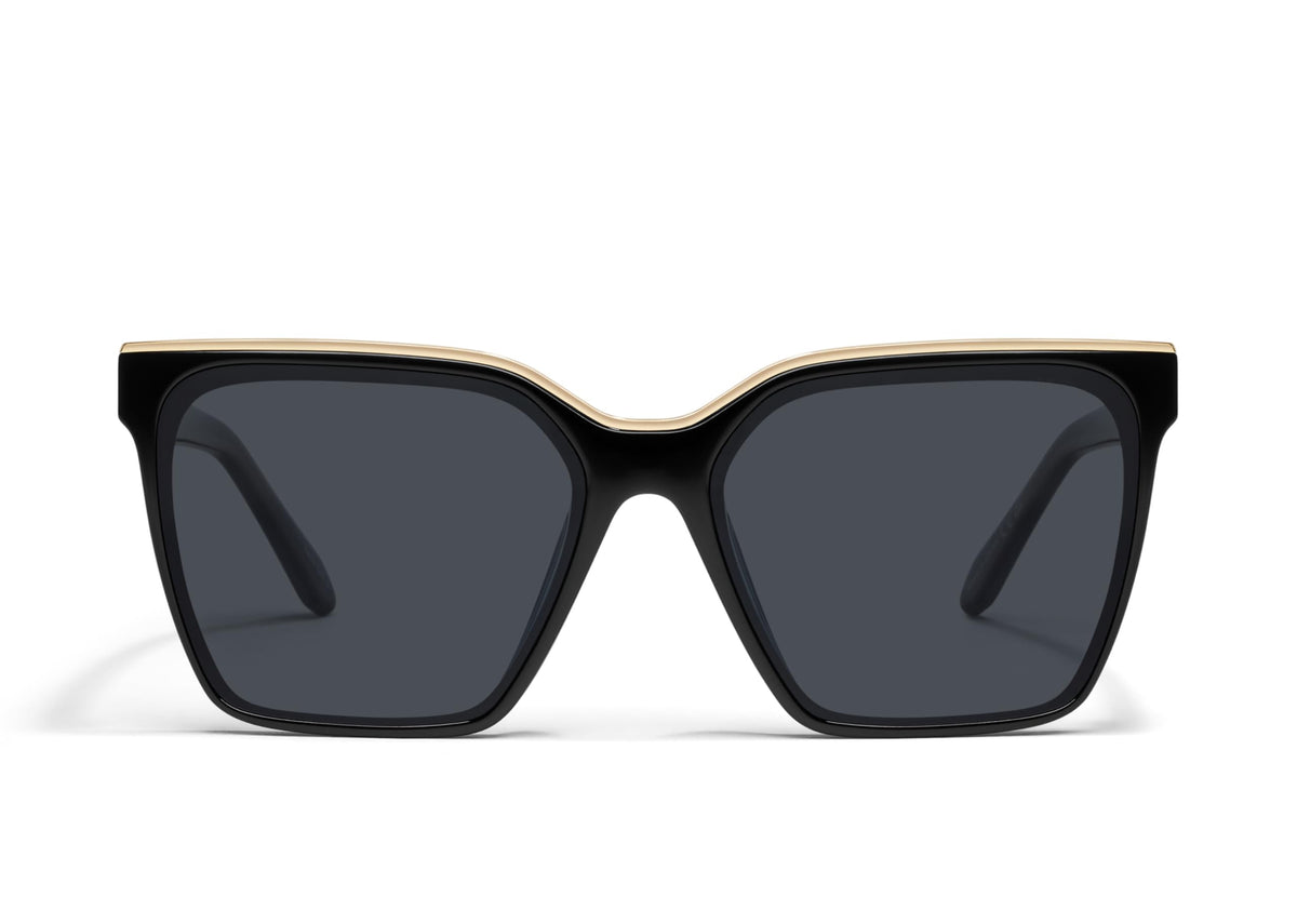 Women's Square Sunglasses with Modern Bold Frame
