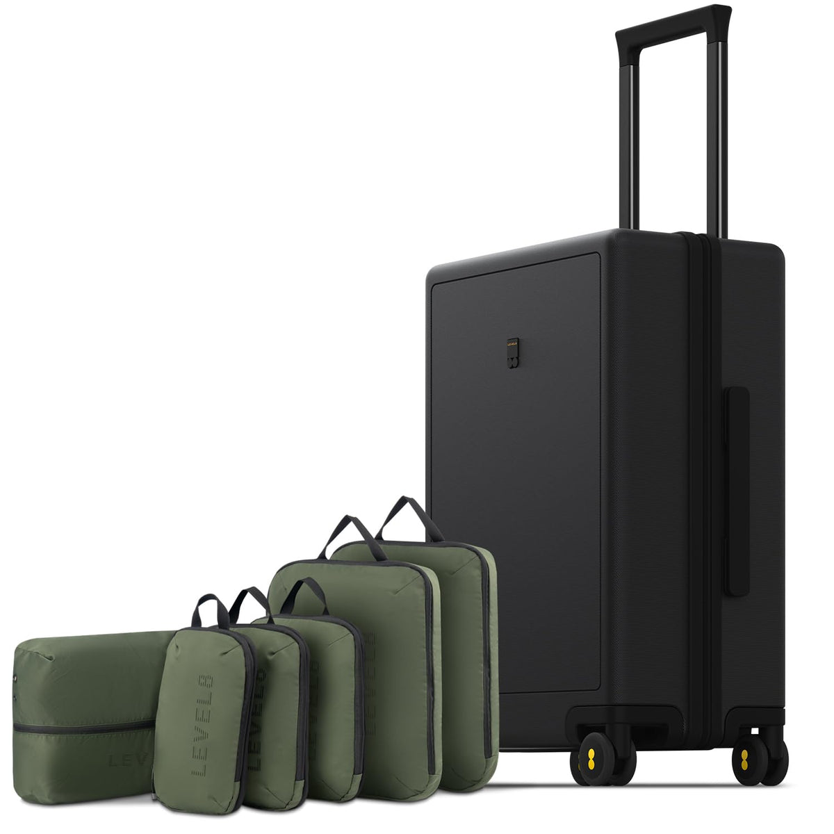 Hardside Spinner Luggage with Luminous Shell Design