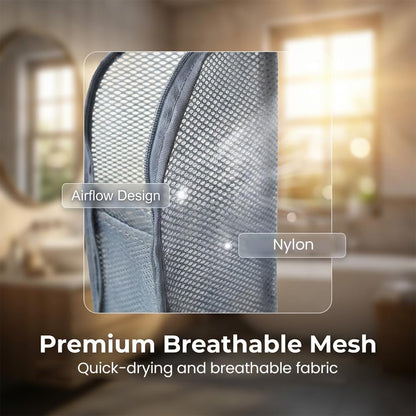 Lightweight Travel Toiletry Bag with Standing Design