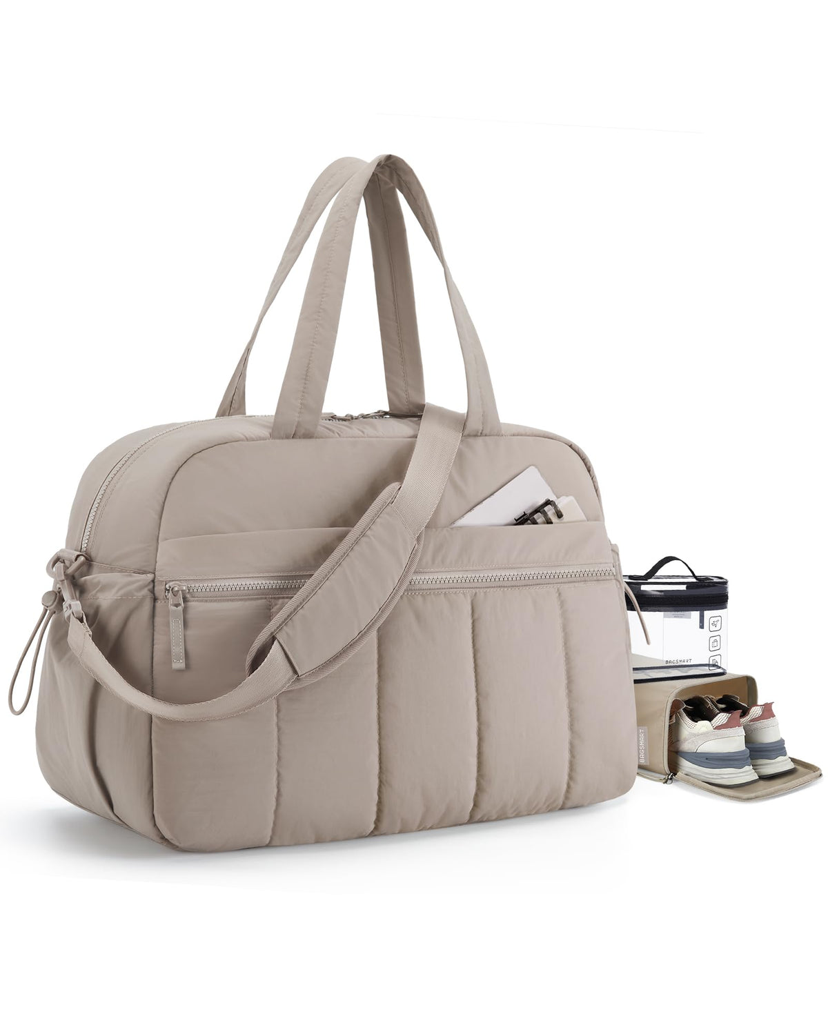 Women's Weekender Duffle Bag for Travel and Carry-On