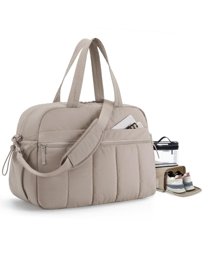 Women's Weekender Duffle Bag for Travel and Carry-On