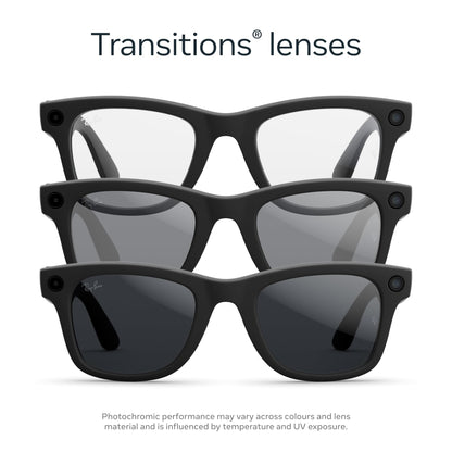 Wayfarer Smart Glasses with Classic Frame Design