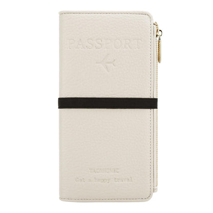Leather RFID Passport Wallet with Travel Organizer