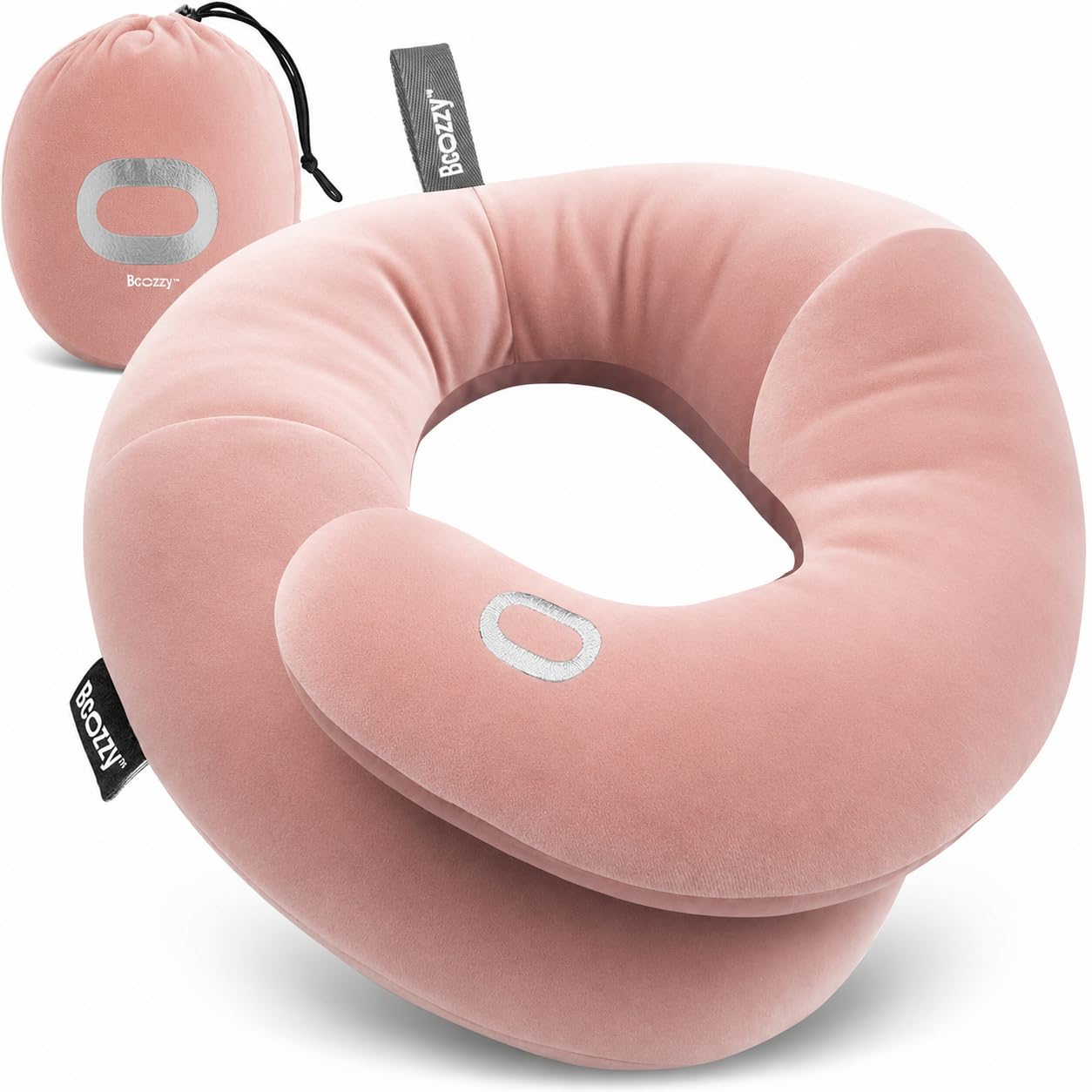 Travel Neck Pillow with Supportive Wrap Design