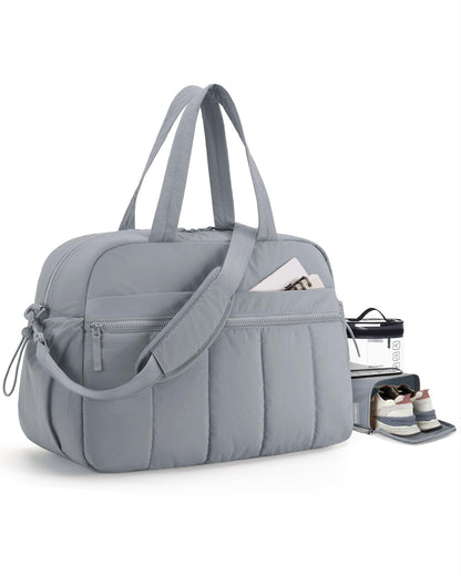 Women's Weekender Duffle Bag for Travel and Carry-On