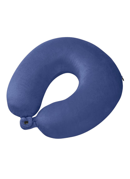 Memory Foam Travel Neck Pillow with Ergonomic Support