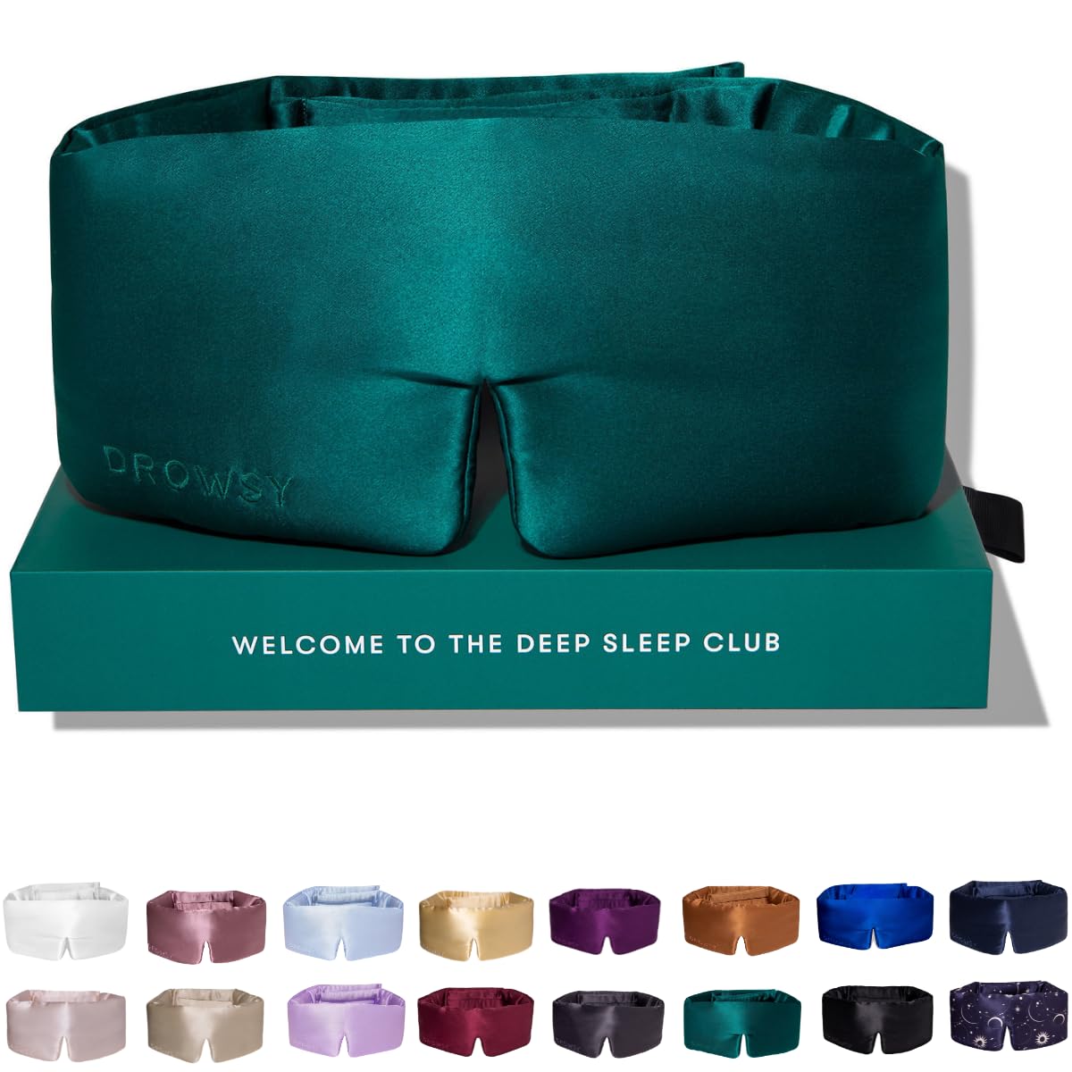Silk Sleep Mask with Padded Light-Blocking Design