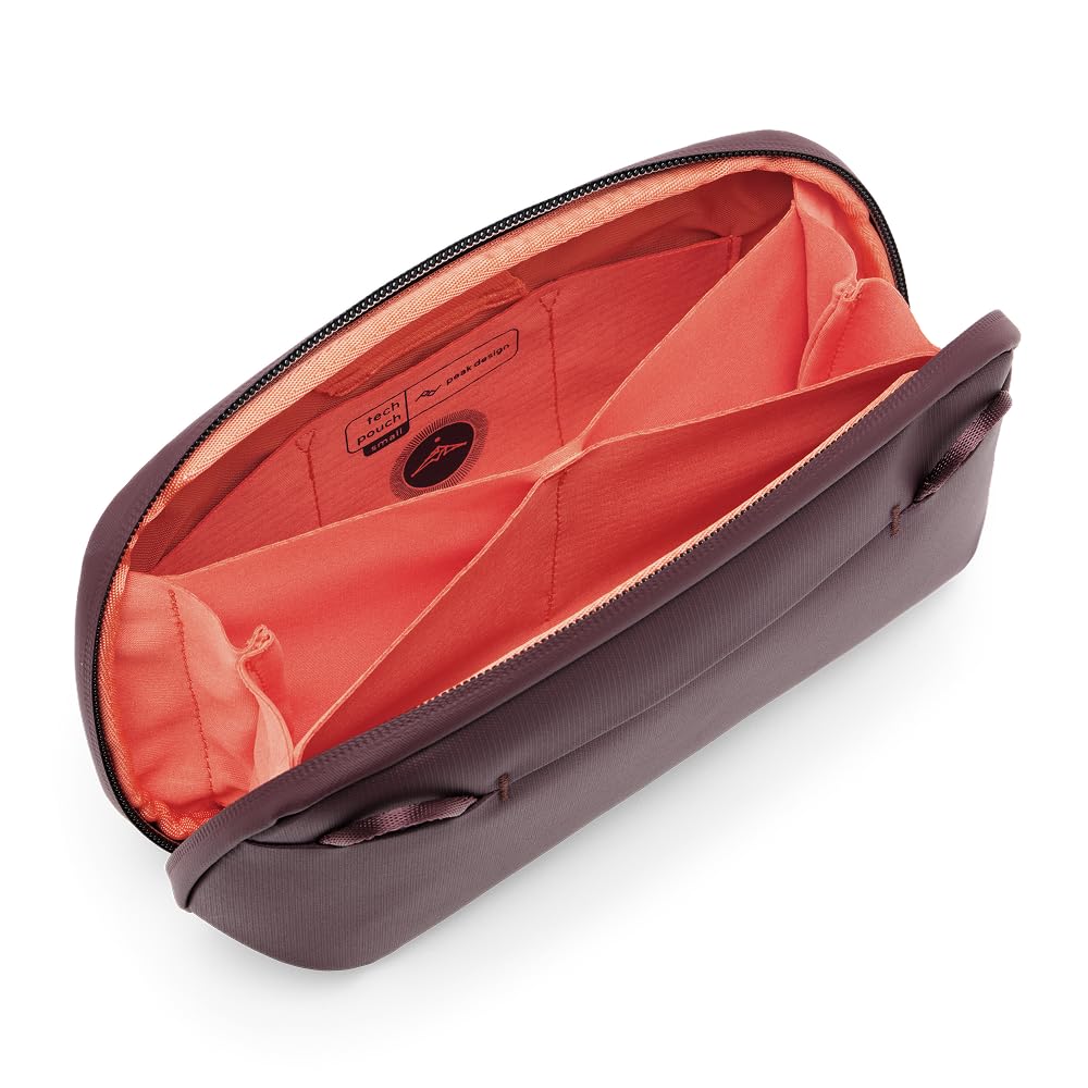 Tech Organizer Pouch with Structured Cable Storage