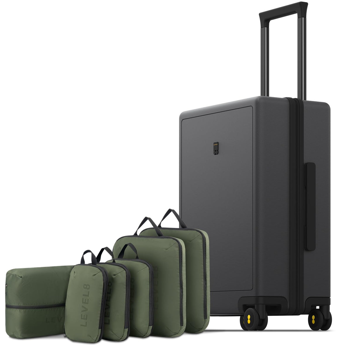 Hardside Spinner Luggage with Luminous Shell Design