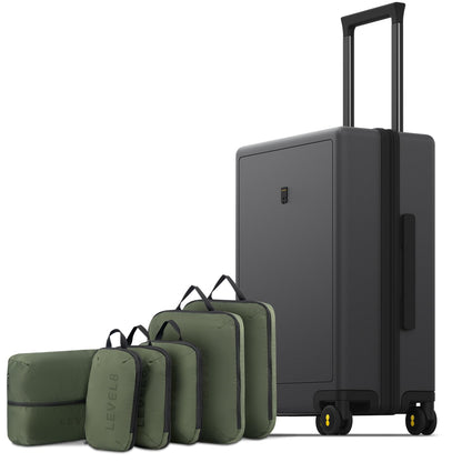 Hardside Spinner Luggage with Luminous Shell Design