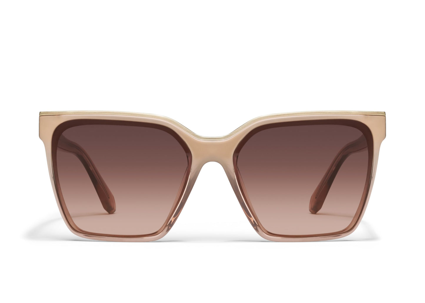 Women's Square Sunglasses with Modern Bold Frame