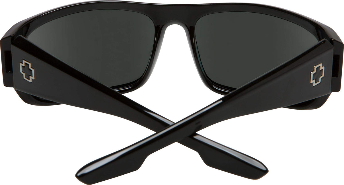 Rectangular Wrap Sunglasses with Contrast Lenses