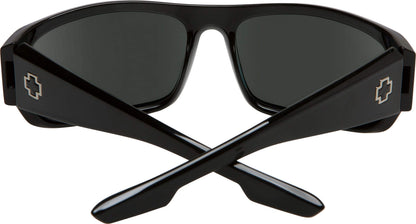 Rectangular Wrap Sunglasses with Contrast Lenses