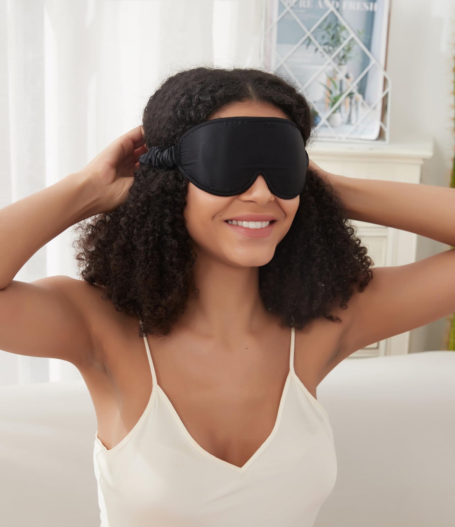 Silk Sleep Mask with Soft Light-Blocking Design