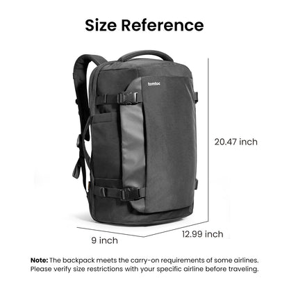 Carry-On Travel Backpack with TSA-Friendly Design