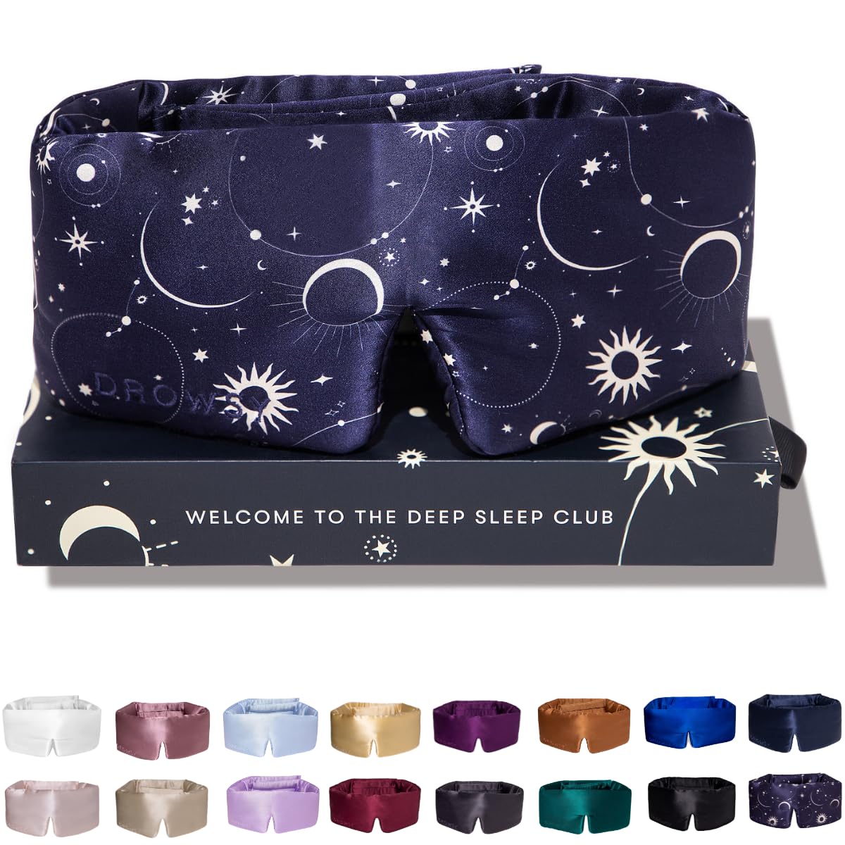 Silk Sleep Mask with Padded Light-Blocking Design