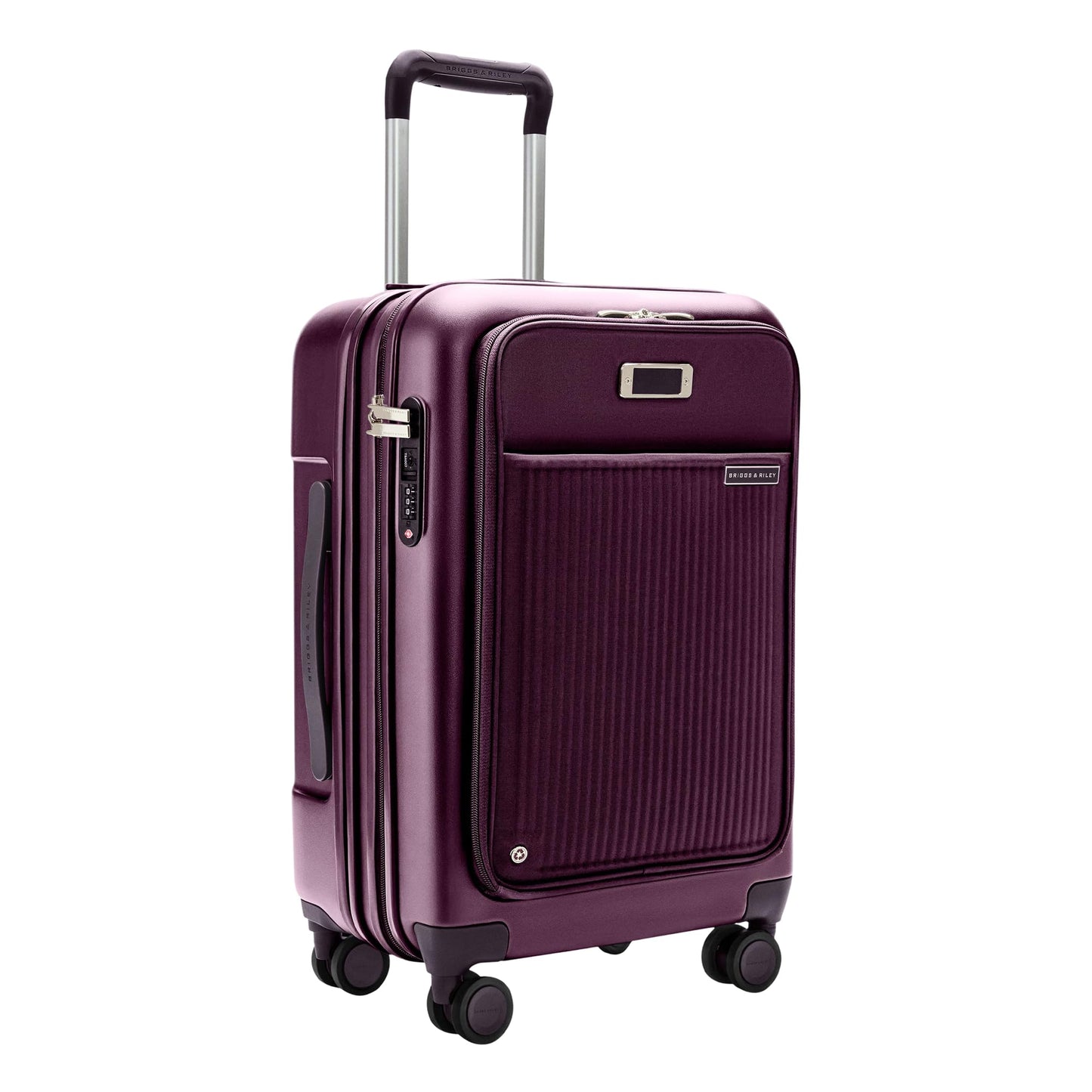 Expandable Carry-On Luggage with 360 Spinner Wheels