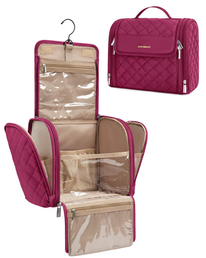 Hanging Travel Toiletry Bag with Water-Resistant Design