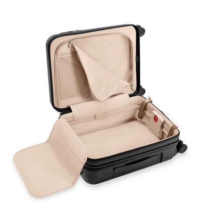 Expandable Carry-On Luggage with 360 Spinner Wheels
