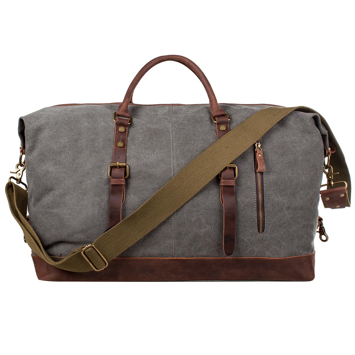 Men's Canvas Weekender Duffle Bag for Travel