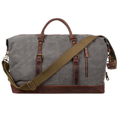 Men's Canvas Weekender Duffle Bag for Travel