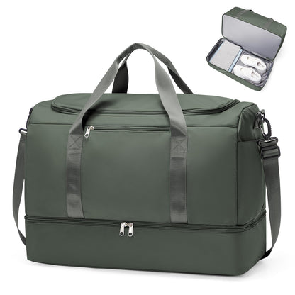 Large Weekender Bag with Shoe Compartment
