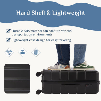 Hardside Luggage Set with Spinner Wheels and TSA Lock