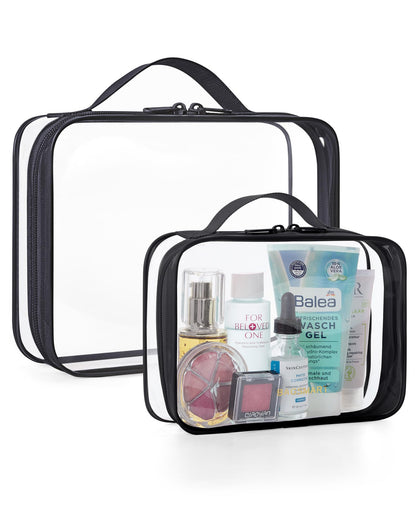 Clear TSA Toiletry Bag Set for Travel Essentials