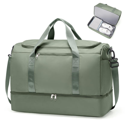 Large Weekender Bag with Shoe Compartment