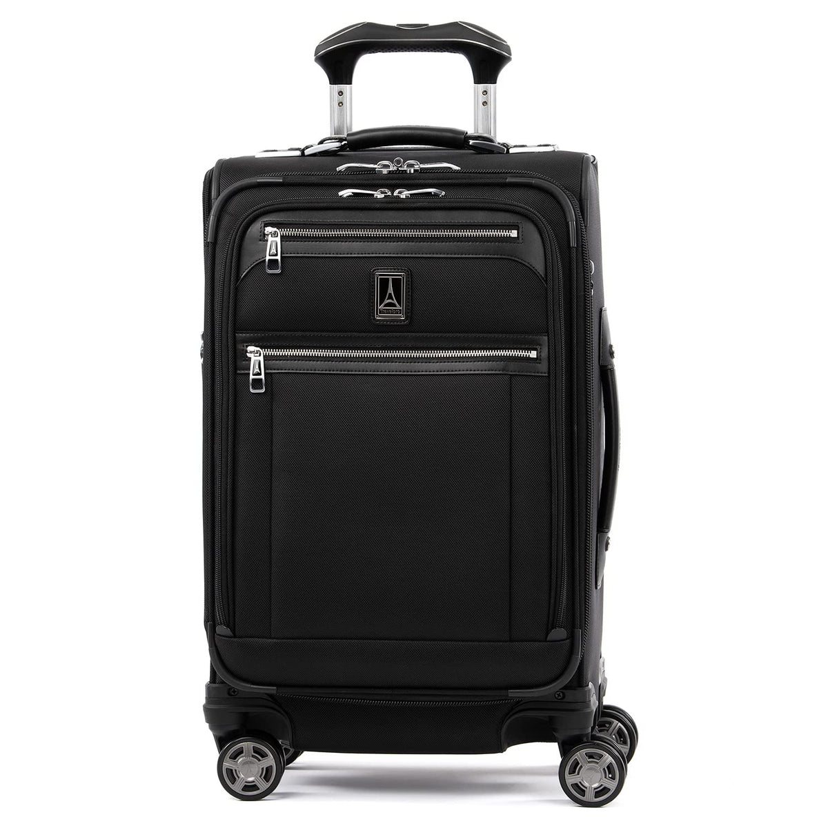 Softside Checked Luggage with 8-Wheel Spinner
