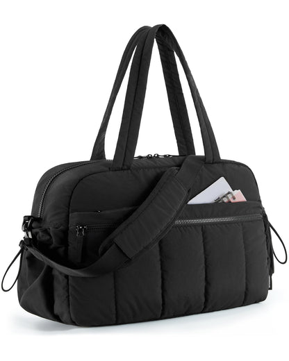 Women's Weekender Duffle Bag for Travel and Carry-On
