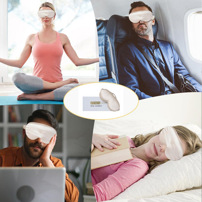 Mulberry Silk Sleep Mask with 3D Contoured Cups·