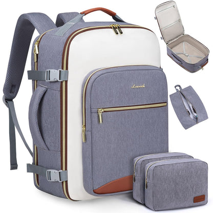 Carry-On Travel Backpack with Personal Item Design