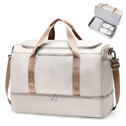 Large Weekender Bag with Shoe Compartment