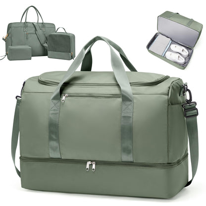 Large Weekender Bag with Shoe Compartment