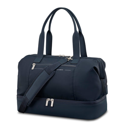 Weekender Bag with Drop-Bottom Compartment
