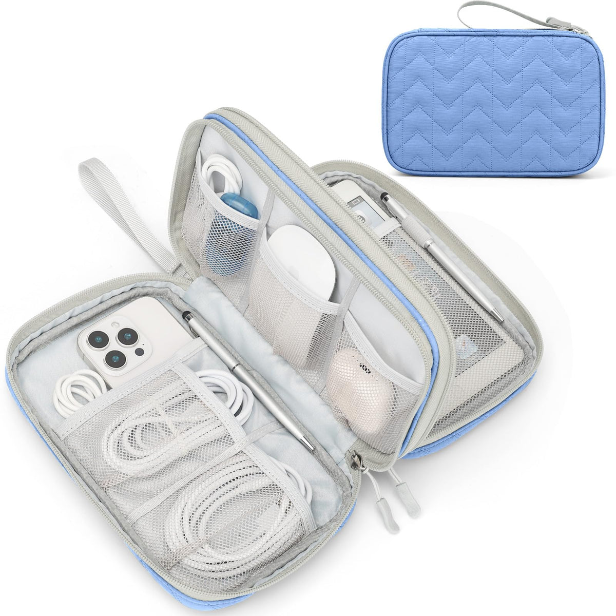 Travel Tech Organizer Pouch for Cables and Accessories