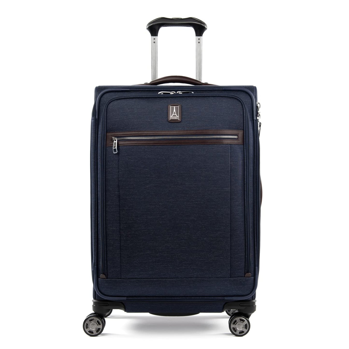 Softside Checked Luggage with 8-Wheel Spinner
