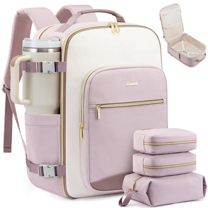 Carry-On Travel Backpack with Personal Item Design