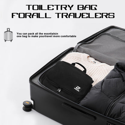 Hanging Toiletry Bag with 10-Compartment Organizer