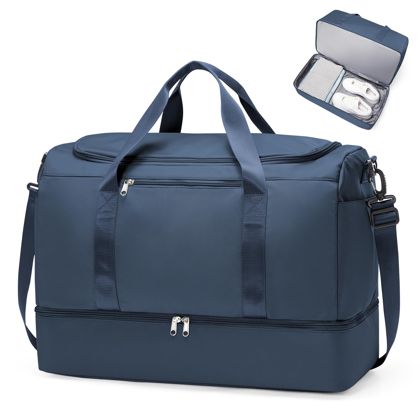 Large Weekender Bag with Shoe Compartment