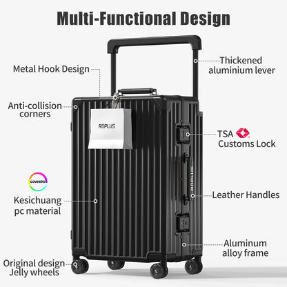 Hardside Luggage with Aluminum Frame