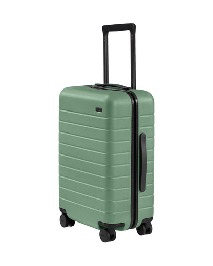 Carry-On Luggage with Smooth Spinner Wheels