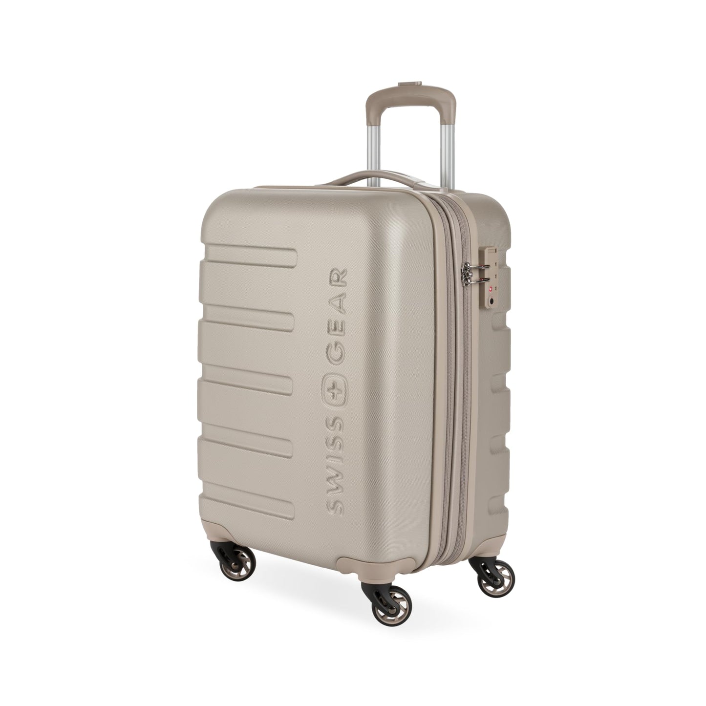 Hardside Carry-On Luggage with Built-In Cupholder