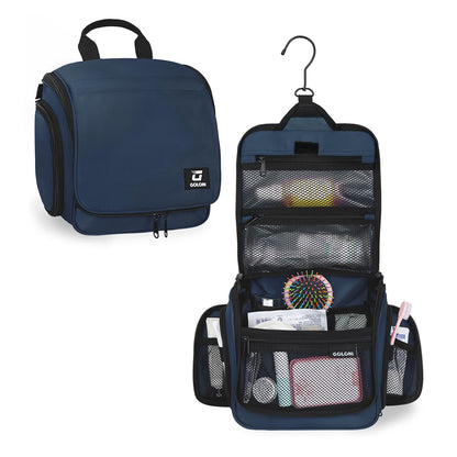 Hanging Toiletry Bag with 10-Compartment Organizer