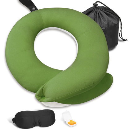 Kids Travel Neck Pillow with Chin Support