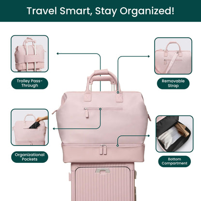 Weekender Travel Bag with Spacious Carry-On Design
