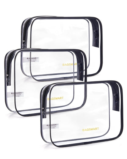 Clear TSA Toiletry Bag Set for Travel Essentials
